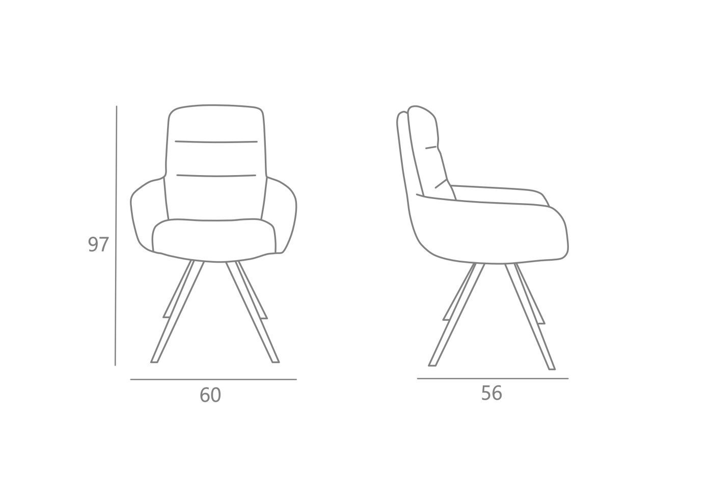 Oslo Green Dining Chair